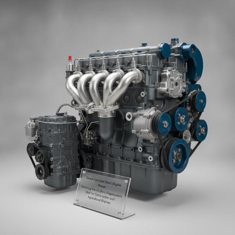 Động cơ trực tiếp phun Deutz sức mạnh có dung lượng từ 4 đến 20 lít lý tưởng cho các động cơ xây dựng và nông nghiệp