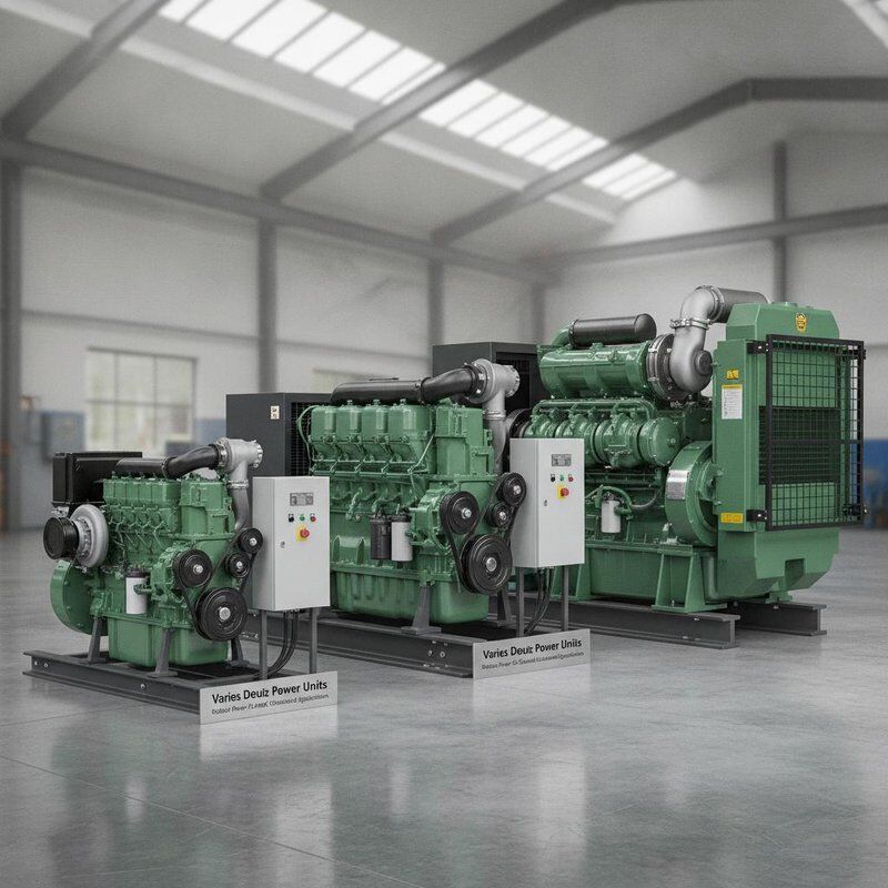 Thay đổi động cơ Deutz 70 đến 400 KW Bộ nguồn mạnh mẽ được thiết kế cho thiết bị xây dựng và ứng dụng công nghiệp