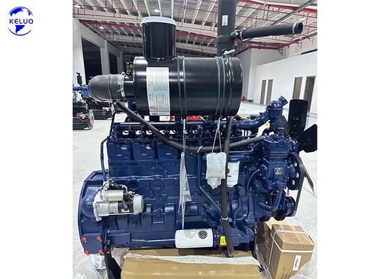 WP6G125E22 Động cơ Diesel Weichai mới 92kw 2200rpm Phụ tùng máy xúc